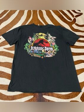 Jurassic Park Tee Shirt Size Large Sci Fi Movie Dinosaur Lover Unisex Top